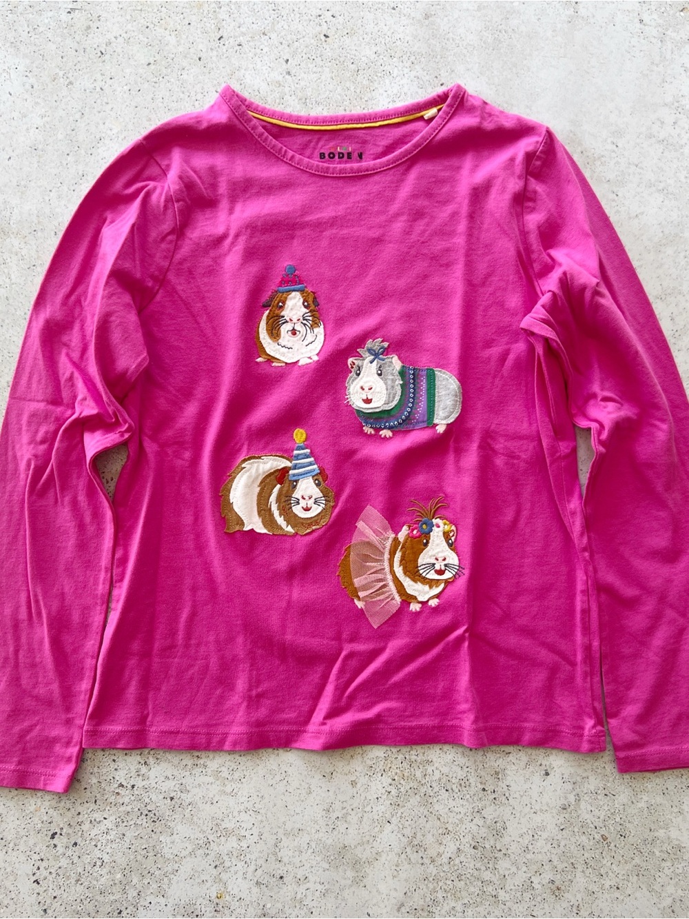 MINI BODEN Girls Guinea Pig Top Shirt size 11/12